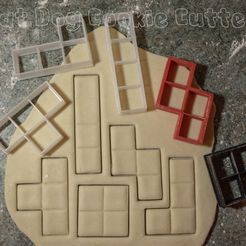 tetris.JPG STL-Datei Tetris Cookie Cutters・3D-Druckvorlage zum Herunterladen