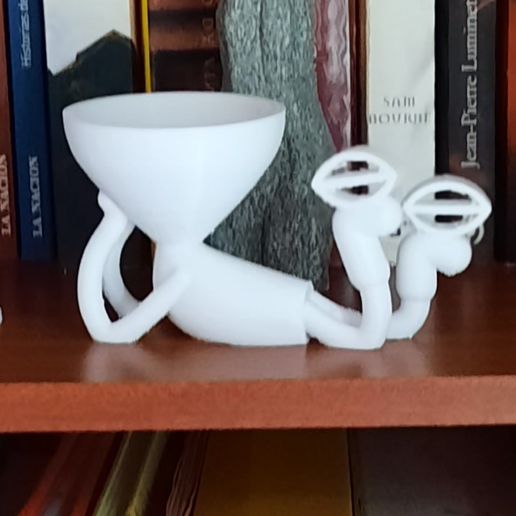 Flowerpot design Robert Plant- Kangoo Motif 3D model