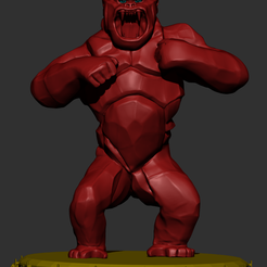 10.png Wild Kong Low Poly
