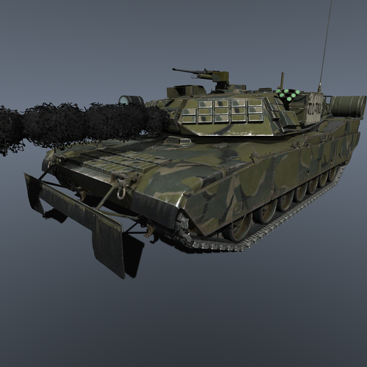 M1 Abrams Krasnovian Variant Tank and all my model 3D model