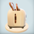 Screenshot-2025-10-21-at-16.09.33.png Tostadora Triste y Enfadada Dejando Caer la Tostada Quemada STL Divertido Modelo de Impresión 3D Decoración de Cocina y Figurita de Dibujos Animados