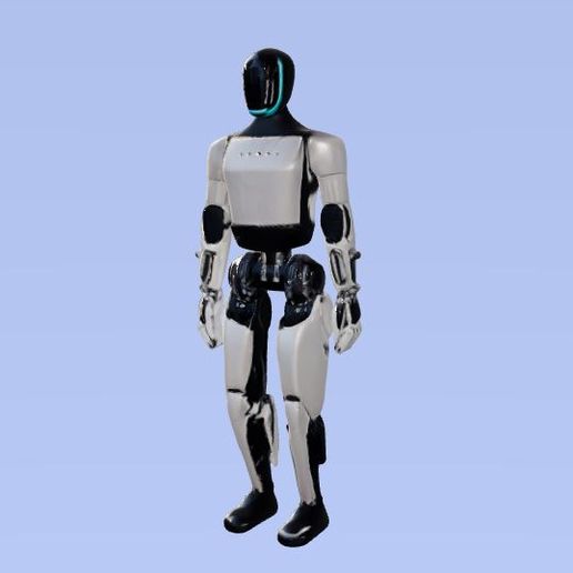 🤖 Tesla Optimus robot 3D model for miniatures, dnd table