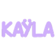Kaÿla_Kaÿla_Corps1.stl Lettre Kaÿla et Kaÿron Formidable