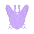 alienkats.stl Alien Kitty Earring or keychain