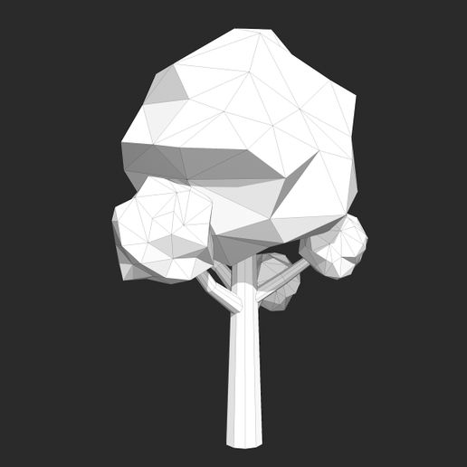 cartoon-tree05.jpg Cartoon Low Poly Tree No.5