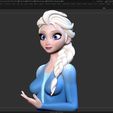 Zbrush1.jpg Elsa - Frozen 2 Fan art