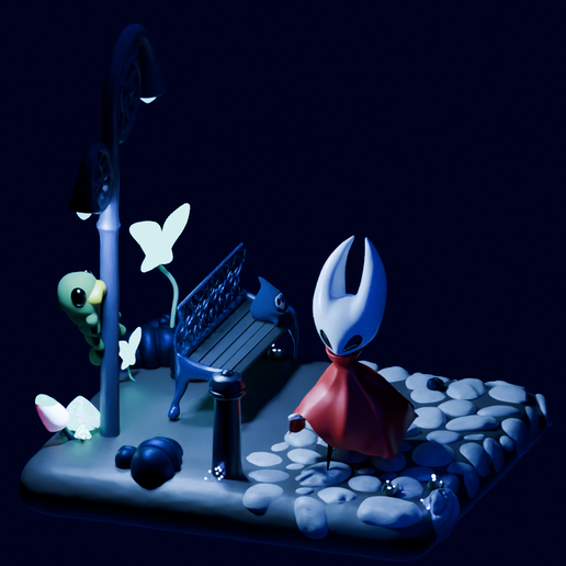 hornet hollow knight silksong 3D model