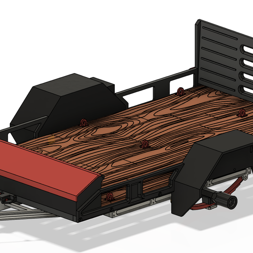 1/5 Tilt trailer 3D model