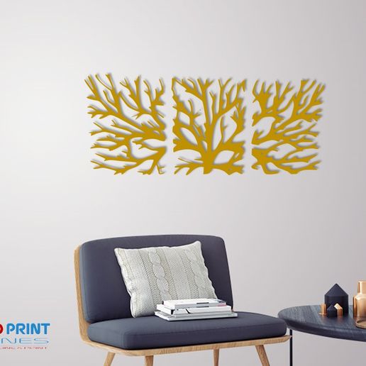 STL file WALL TREE BRANCHES・3D printable model to download・Cults