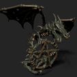 01.jpg Nemoriko`s : Skeleton dragon with pentagram (Skelettdrache)
