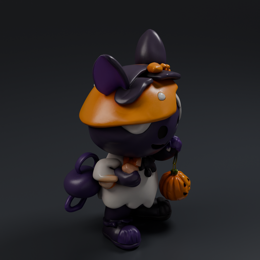 Stylized Halloween Character 3D printable STL miniature