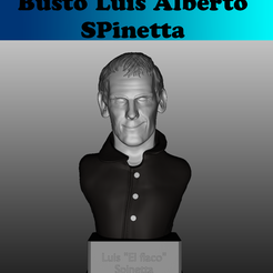 2.png STL file BUST + MATTE LUIS ALBERTO SPINETTA・3D printable model to download, Artistica3D