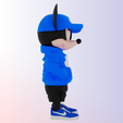 Mickey-103.png Микки Маус Городские вибрации фан-арт готовый к печати (MULTIPARTS/3MF)