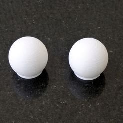 Curtain_Rod_End_Cap.jpg Free 3D file Spherical Curtain Rod End・3D printer design to download