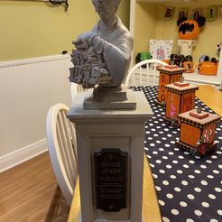 image0-5.jpeg Файл 3D Особняк с привидениями Дядя Джейкоб 3D Printable Bust DELUXE VERSION・Дизайн 3D принтера для загрузки