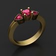 1.jpg Luxurious Gold Ring with Ruby 3D print model