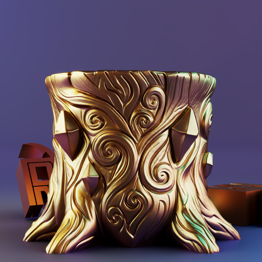 render_3.png Fantasy Tree pot
