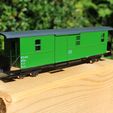 IMG_6944.jpg H0e / OO-9 Saxon baggage wagon standard wagon KD4