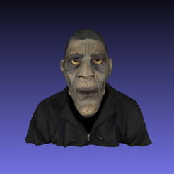 Capture d’écran 2017-09-21 à 12.00.56.png Free OBJ file Monster Mesh Color Scan・3D printer design to download