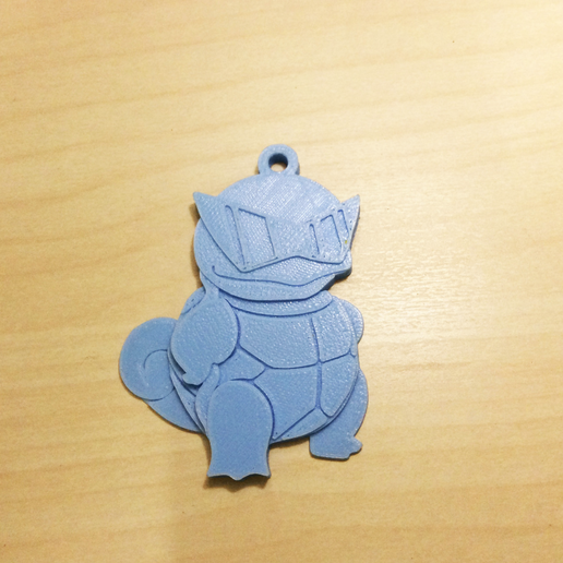Squirtle Key chain 3D model