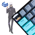Gojo_promotion.png Gojo Satoru - Jujutsu Kaisen keycap for Mechanical Keyboard with Cherry MX Stem