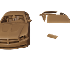 1.png Archivo STL Dodge Charger RT 2011・Plan de impresora 3D para descargar