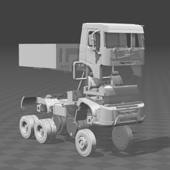 A.png STL file VOLVO FMX KIT - H0 SCALE・3D printing design to download