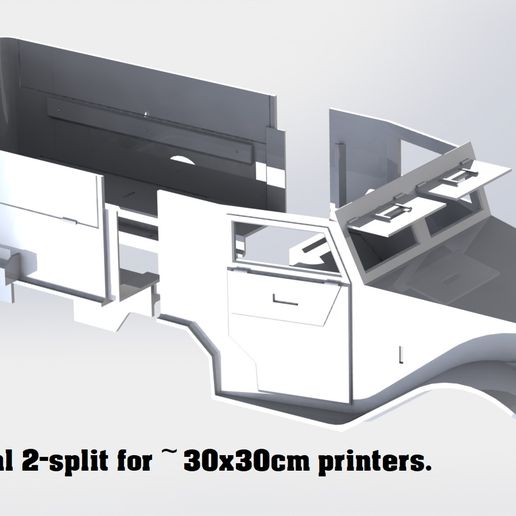 ss A om : riginal e-Spiit for x3UCM printers ° 3D Printed RC Truck / Half-track