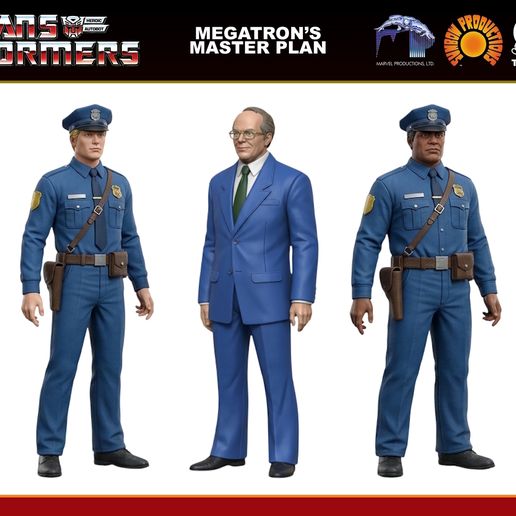 Transformers G1 The Mayor of Central City "Megatron Master Plan