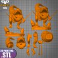 5.jpg Dinopool Chibi for 3D Printing STL 3MF 3DXM ChibiSTL