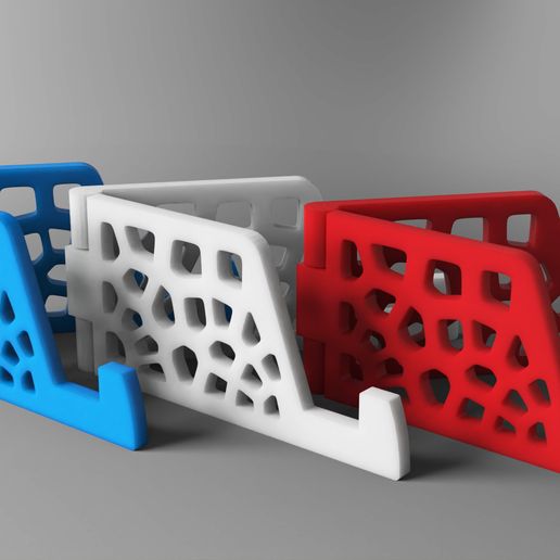 Voronoi Smartphone Holder - 13mm notch size - print in place 3D model