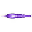 gamaba_full.stl Shrim fishing lure / Potera gamba