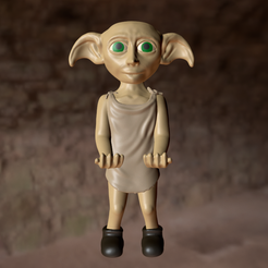 STL file Dobby Harry potter 2 👾・3D printable model to download・Cults