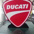 317905529_648448417011244_4122450350385100496_n.jpg STL file led lamp ducati・3D printing model to download