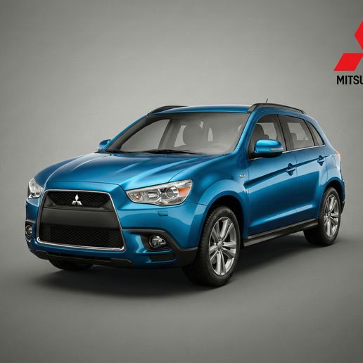🚗 Mitsubishi ASX (2011) - Compact Crossover SUV - High-Detail 3D ...