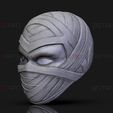 10.jpg Moon Knight Mask - Marvel Comic helmet - 3D print model