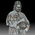 222.jpg Jesus Christ with the lamb - bas-relief for CNC router