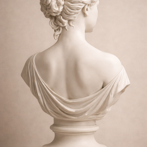♀️ Female bust 2・ STL File for 3D printing・Cults