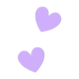 Gnome with heart - cap hearts (white).stl VALENTINE GNOME with Heart - Crex