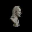 18.jpg Keanu Reeves 3D portrait sculpture