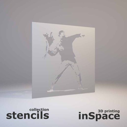 Cults-Banksy-stencil-Flower-thrower2.jpg Banksy - Stencil - Flower thrower