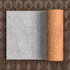 patterned_cobblestone.png Fichier STL Rouleau à texture fine (faible coût de résine) - Pierre de taille à motifs - 4,5 pouces de haut・Objet imprimable en 3D à télécharger