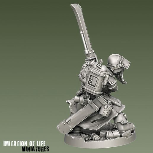 👴 The Tech Knight・ 3D File for 3D printing・Cults