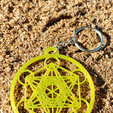 cubometatron.png Metatron Cube Key Chain