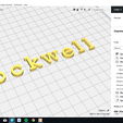 curamin.png ROCKWELL font lowercase STL file