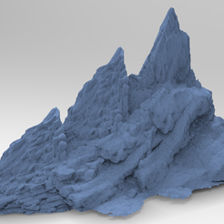 untitled.153.png Fichier OBJ Falaises gothiques 2・Modèle à imprimer en 3D à télécharger