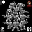 TR_group4.jpg Brit Orcs Trench Raiders Slugga Boyz with Noble
