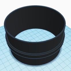 3d-view.png Coupler for aluminum flexible duct 10.2 cm / 102.2 mm diameter (Coupler)