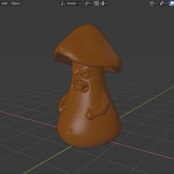 mushroom.PNG Télécharger fichier STL gratuit En colère Mushroooooooooooooooom • Modèle pour imprimante 3D, Piggie