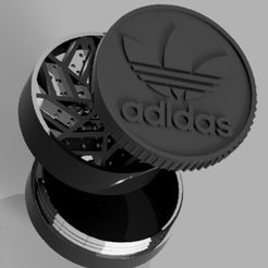 adidas-2.png Fichier STL broyeur adidas・Plan imprimable en 3D à télécharger